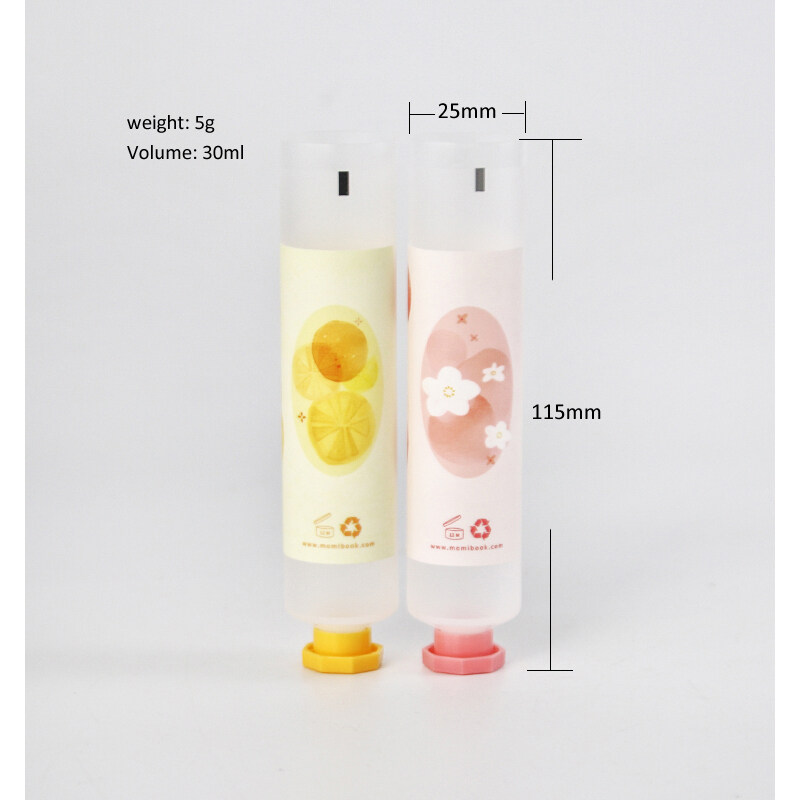Mixed Color Hand Lotion Plastic Squeeze Tubes for hand cream lotion gel essence facial cleanser cosmetic packaging