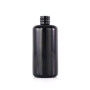 200ml black custom glass cosmetic skin care packaging pump lotion bottle