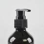 Hot sale arge capacity amber lotion pump bottle for cosmetic packaging
