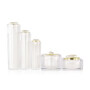 Cosmetic packaging plastic acrylic lotion pump bottle and cream jar
