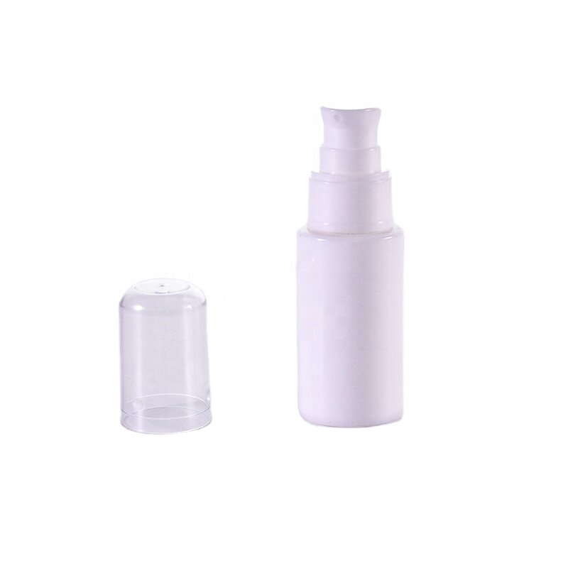 30ml Flat Shoulder Sample Lotion Oil Bottles with Pump Cap