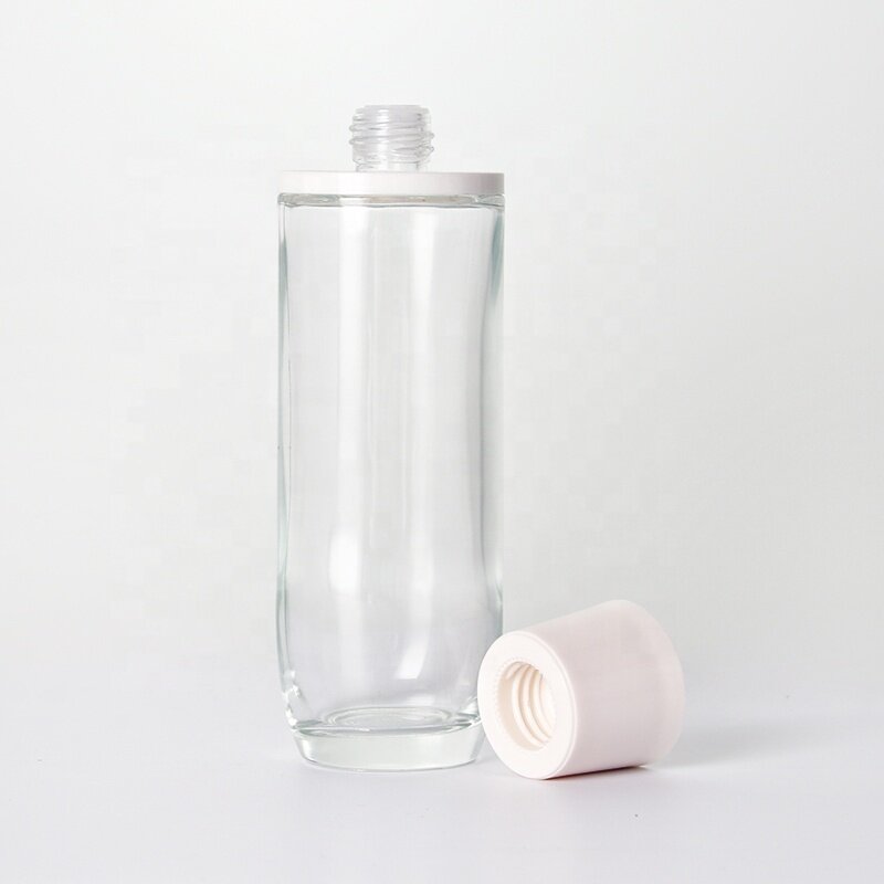 40-150mL Clear Glass Bottles for Essential Oil with Cap