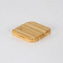 New Product Bamboo Empty DIY Eyeshadow Makeup Palette Case Box Eyeshadow Containers for Cosmetic Package and Containers