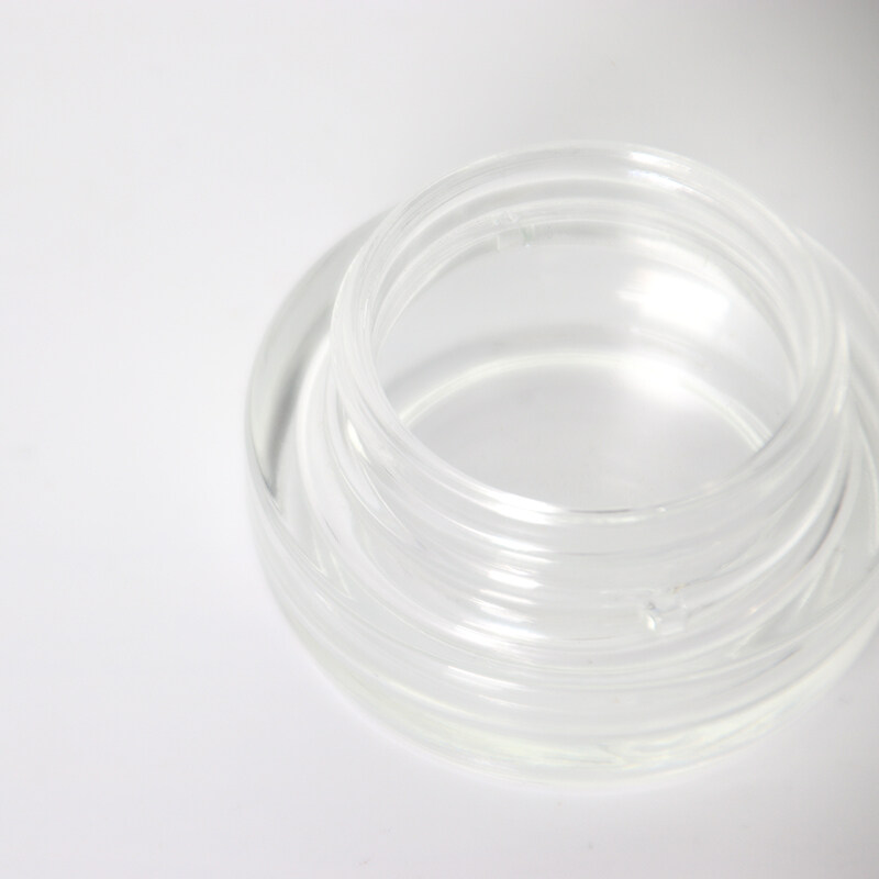 New transparent glass bottle AHC packaging material series essence press dropper bottle