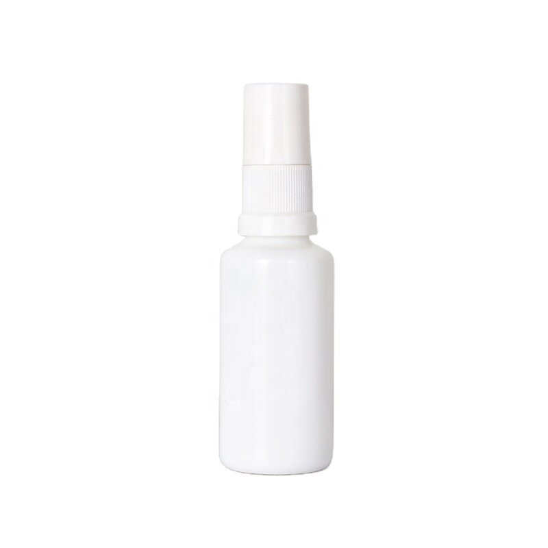 30mL Opal White High Quality Essential Oil Glass Spray Bottle