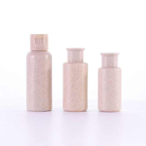 Wholesale 30ml 40ml 50ml PLA  biodegradable sample bottles for cosmetic packaging
