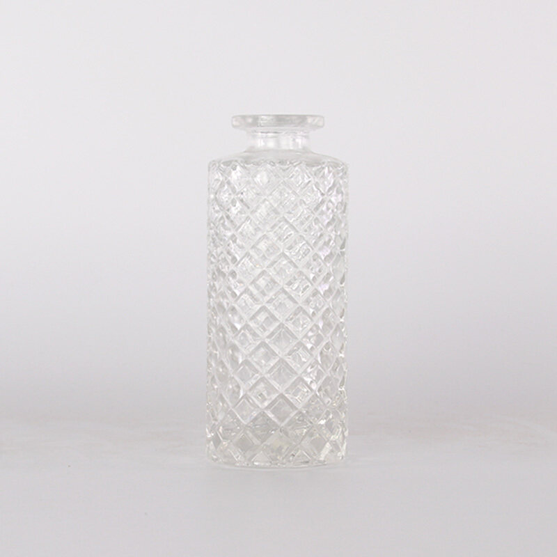 Hot model in stock reed diffuser clear glass material bottle