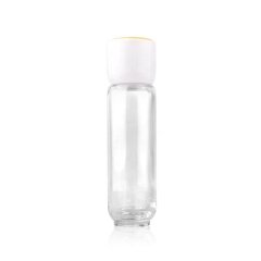 Large capacity clear glass lotion bottle,cosmetic whole set glass bottle