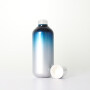 press pump blue gradient glass bottle dome shoulders and bottom lotion bottle empty bottle