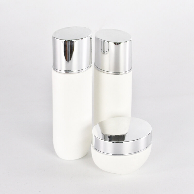 Wholesale high quality painting glass bottles can be customized, Cosmetic packaging bottle sets
