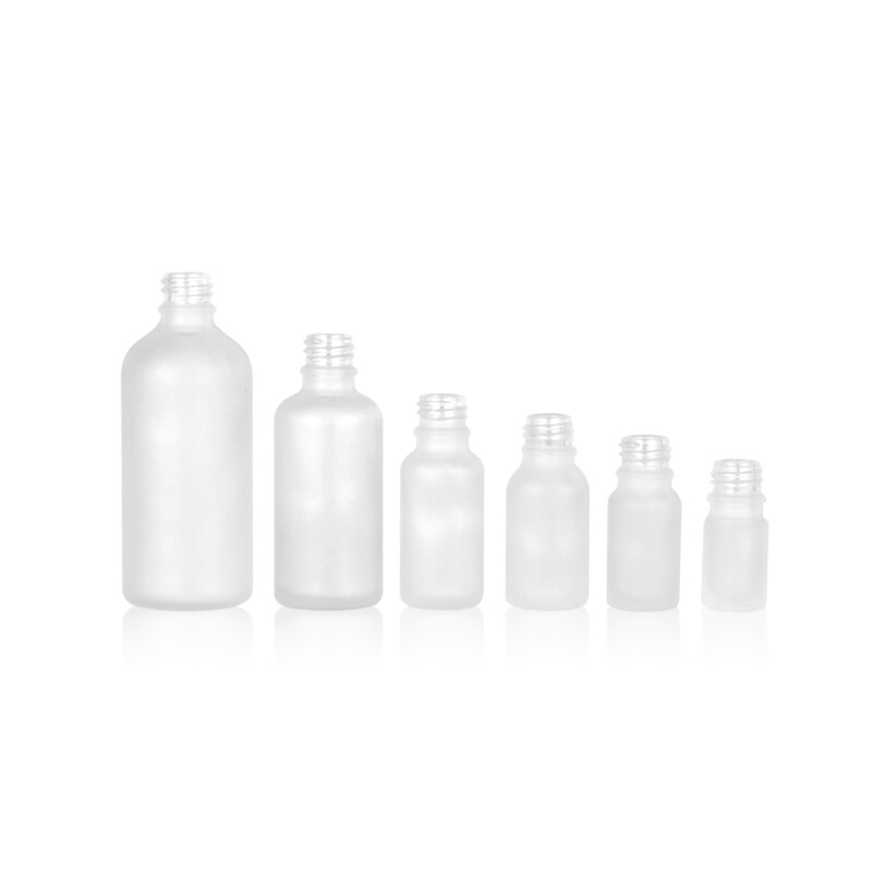 5ml 15ml 20ml 30ml 50ml Glass Dropper Frosted color Essential Oil Bottle