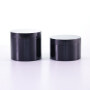 Black plastic jar 200g 300g PET Black Jar with Black Lid for Lotion Creams Toners lip Balms Makeup Samples