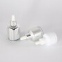 Wholesales electroplate gold silver 30ml glass dropper bottle for essential oil
