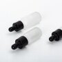 5ml 10ml 15ml 30ml 50ml 100ml  frosted mini and small serum and essential oil dropper glass bottle for tincture