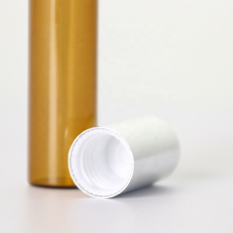 5ml amber glass roll on bottle wholesale roller ball factory price essential oil packages with custom design