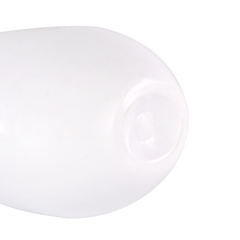 40ml 120ml 180ml 230m oval white plastic PET lotion bottle with pump or flip top cap