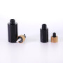 Eco-friendly cosmetic packaging bamboo dropper bottle bamboo pump bottle