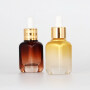 wholesale cosmetics package essential oil bottle skincare packaging glass dropper bottle