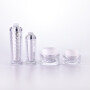luxury cosmetic containers 30ml 60ml acrylic plastic lotion bottle ,30g 50g empty acrylic plastic face cream jar