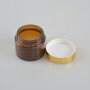 15g 30g 50g 100g 120g 150g 250g 300g black clear amber glass jar with bakelite aluminum cap
