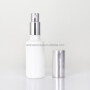 30ml serum lotion pump bottle in white glass serum bottle packaging wholesale