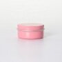 50ml pink cream jar custom round shape colorful aluminum jar for skin care cream