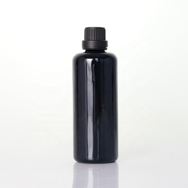 50ml essential oil bottle black glass bottle wholesale essential oil bottle manufacture