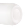 500ml white Boston round empty plastic HDPE hand sanitizer lotion pump bottle