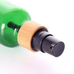Custom Private Label Green Color Face Serum Bottle with Pump