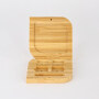 New Product Bamboo Empty DIY Eyeshadow Makeup Palette Case Box Eyeshadow Containers for Cosmetic Package and Containers