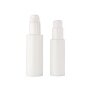 30ml 50ml 120ml opal white glass cosmetic lotion pump skincare bottles