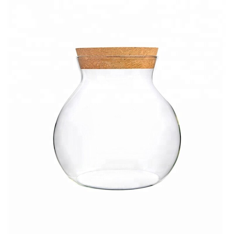 borosilicate clear food storage jar