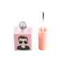 10 ml pink glass 3D printing figure nail polish bottles empty bottles of glass container nail polish bottle with brush