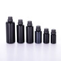 luxury black glass dropper bottle for Cosmetic essential oil serum Aromatherapy Home Fragrances