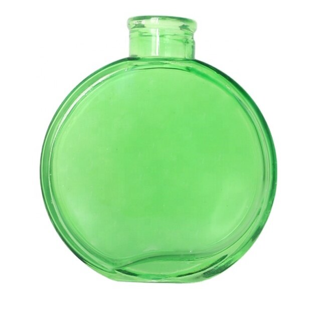 160mL Painted Green Flat Round Reed Diffuser