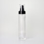 Black Nozzle Clear Glass Spray Bottle Lotion Press Perfume Bottle Empty Bottle