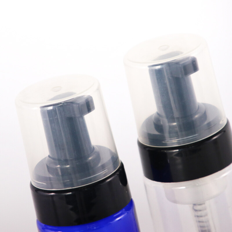 Wholesale Mini Style Plastic Bottle With Foam Pump Head Foam Bottle Cosmetic Gold/White Foam Pump Soap Bottle