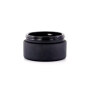 Cosmetic Cream Jar Frosted Matte Glass Black 40g Bamboo Plastic Screw Cap Round Shape Recyclable CN;JIA Wecome Provided Freely