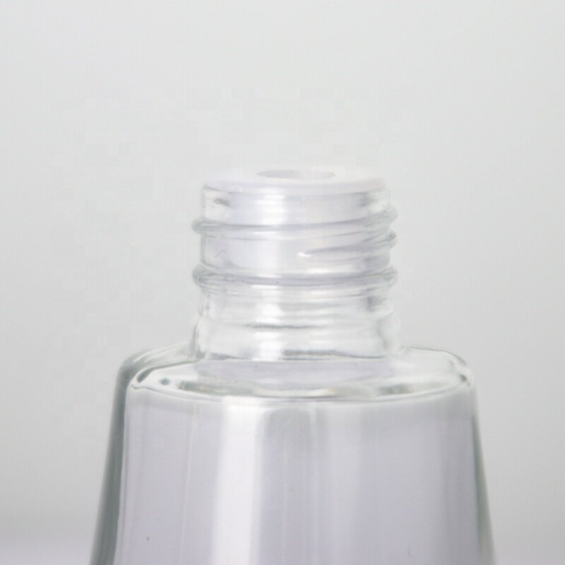 Wholesale Customized New Bulb Style Sperichal Glass White Dropper Bottle