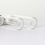 exquisite white button press dropper cover transparent glass bottle essential oil essence dispensed empty bottle