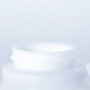 50ml white glass jar special shape glass container for skin care cream
