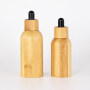 100% eco-friendly bamboo essential oil glass bottle bamboo essential oil bottle