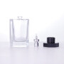 Hot sale 100ml transparent glass bottle thick bottom perfume fine spray perfume bottle
