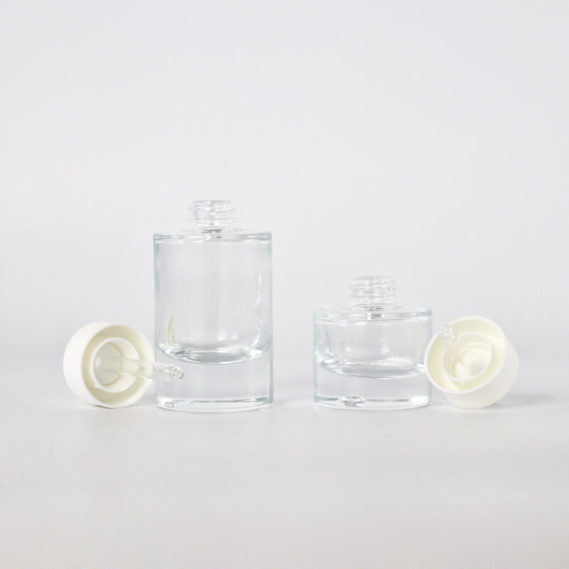 Wholesale luxury skincare packaging cosmetic pump glass bottle cosmetic cream bottle