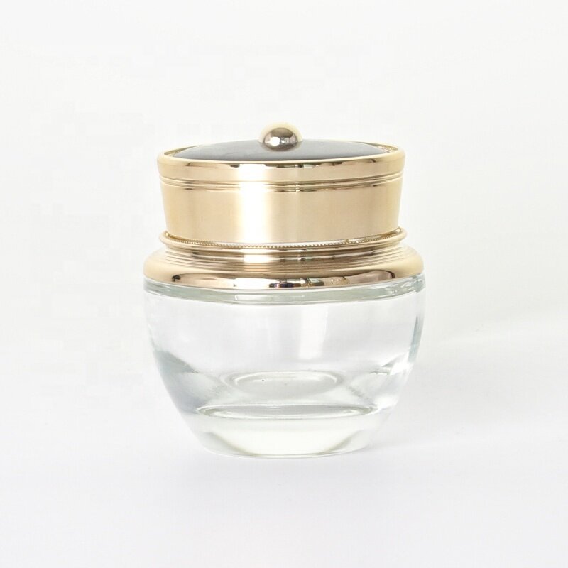 50ml luxury cosmetic cream jar empty container cream clear jar cosmetic cream jar packaging