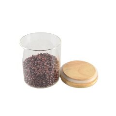 custom size and custom logo glass jar food glass container