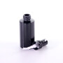 Luxury cosmetic lotion bottle black glass pump bottle for lotion and serum