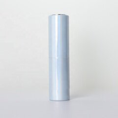 Blue glossy aluminum refillable perfume atomizer custom design twist perfume sprayer