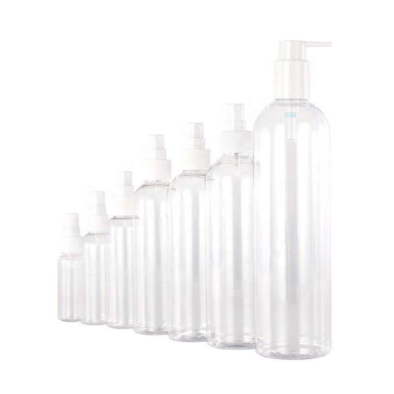 30ml 50ml 60ml 100ml 120ml 200ml 250ml 300ml 500ml plastic PET spray bottle manufacturer