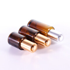 Wholesale OEM amber 20ml 30ml 40ml essential oil glass dropper bottle,cosmetic glass dropper bottle